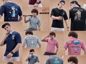MaxWin (3656) - Men's Down Shoulder Printed Tees (8Pcs)